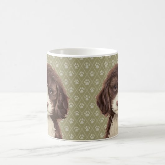 Mug Peintures pour chiens de labradoodle / Loisirs de  (Centre)