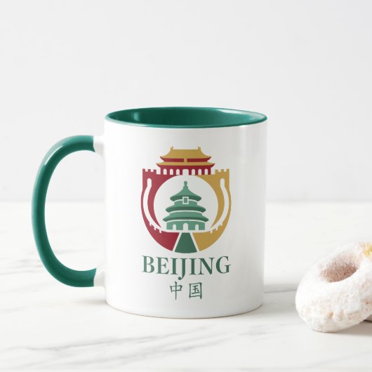 Mug Pékin Chine Asie (Avec donut)