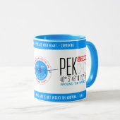 Mug Pékin, Chine élégant (Devant droit)