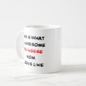 Mug pekingese mom, awesome (Devant gauche)