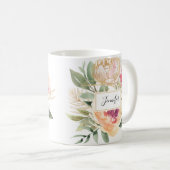 Mug Pelée et huile d'or fleurissent Musique (Devant droit)