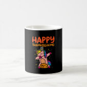 Mug Pèlerin Unicorn Dab Turquie Bon thanksgiving (Centre)
