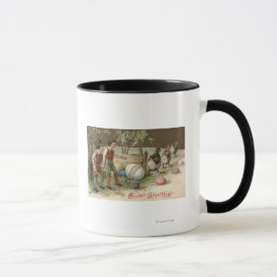 Mug Pèlerins précisant des oeufs de pâques
