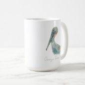 Mug Pélican à l'aquarelle (Devant droit)