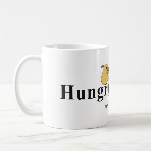 Mug Pélican affamé de PIÈCE EN T (Gauche)