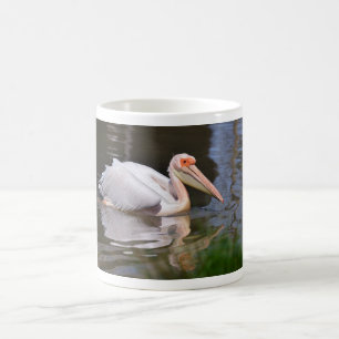 Mug Pélican blanc sur l'eau