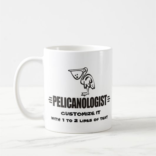 Mug Pélican drôle (Gauche)