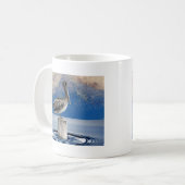Mug PÉLICAN EN BREF (~ de conception d'art 1) (Devant gauche)
