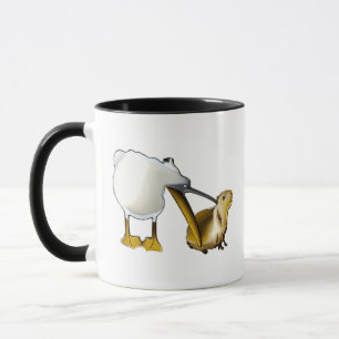 Mug Pelican essaie de manger Capybara Funny capybara
