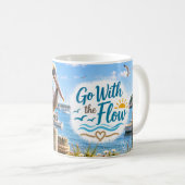 Mug Pélican Go With the Flow (Devant droit)