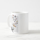 Mug Pelican & Papillons (Devant gauche)