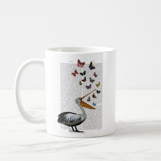 Mug Pelican & Papillons (Gauche)