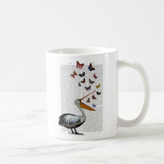 Mug Pelican & Papillons (Droite)