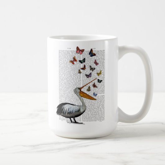 Mug Pelican & Papillons (Droite)