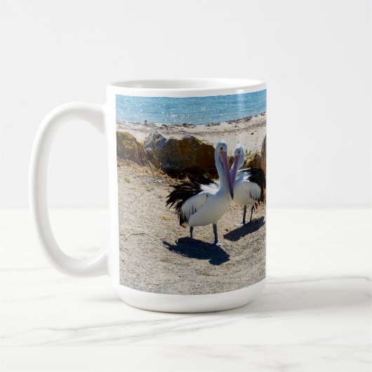 Mug Pélicans Amoureux, (Gauche)