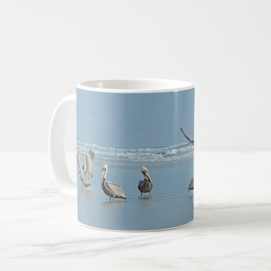 Mug Pélicans sur la plage (Devant gauche)