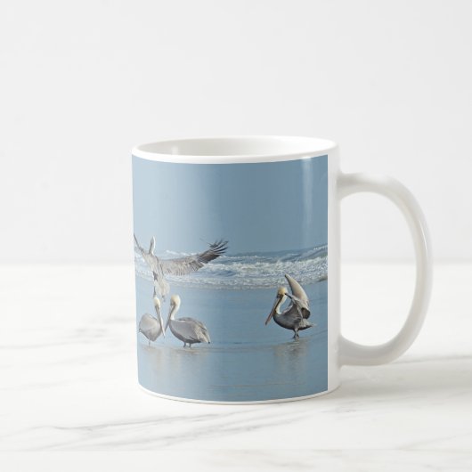 Mug Pélicans sur la plage (Droite)