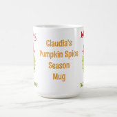 Mug Pellicule de chute FOLIAGE D'Aquarelle PERSONNALIS (Centre)