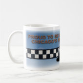 Mug Peloton Checkerband "Chicago la plus fine" (plan (Gauche)