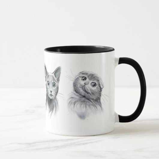 Mug Peloton de chat (Droite)