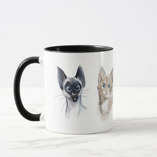 Mug Peloton de chat (Gauche)