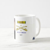 Mug Pelotons bleus de fantôme - ascenseur (Devant droit)