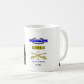 Mug Pelotons bleus de fantôme - ascenseur et bleus (Devant droit)