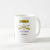 Mug Pelotons bleus de fantôme - scouts (Devant droit)