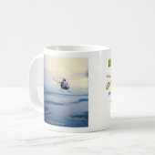 Mug Pelotons bleus de fantôme - scouts (Devant gauche)