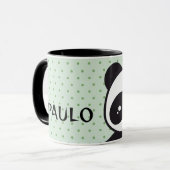Mug Peluche d'enfant - vert | (Devant gauche)