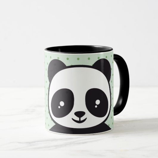 Mug Peluche d'enfant - vert | (Devant droit)