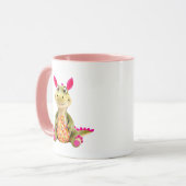 Mug Peluche d'un dinosaure tout mignon. (Devant gauche)
