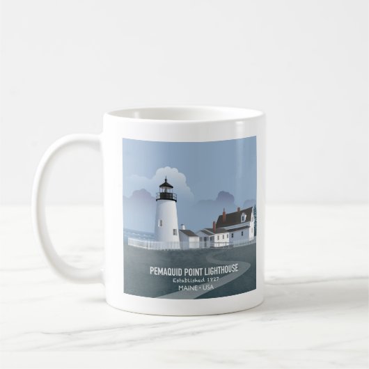 Mug Pemaquid Point Lighthouse (Gauche)