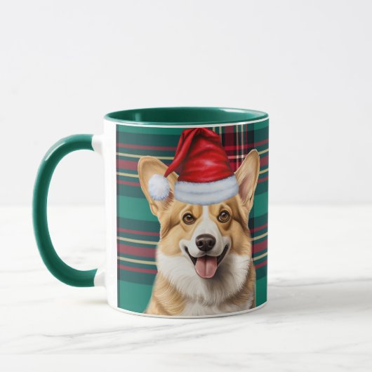 Mug Pembroke Welsh Corgi Noël Parié (Gauche)