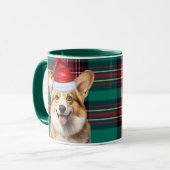 Mug Pembroke Welsh Corgi Noël Parié (Devant gauche)