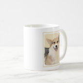 Mug Pembroke Welsh Corgi Peinture - Art Chien original (Devant droit)