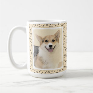 Mug Pembroke Welsh Corgi Peinture - Art Chien original