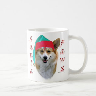 Mug Pembroke Welsh Corgi Père Noël Paws
