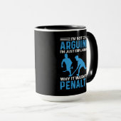 Mug Pénalité du joueur de hockey (Devant droit)
