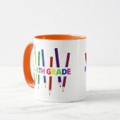 Mug Pencils 4e année enseignant Musique (Devant gauche)