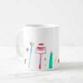 Mug Pencils Aquarelle Enseignant Mignonne École Modern (Devant gauche)