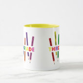 Mug Pencils Musique d'enseignant de troisième année (Centre)