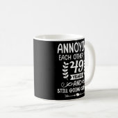 Mug Pendant 49 Ans 49e Anniversaire Happy Hus (Devant droit)