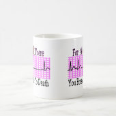 Mug Pendant une minute là ENNUYÉE M'À LA MORT (Centre)