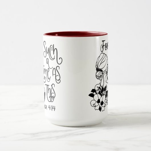 Mug Pendant Une Période Telle Que Cette Esther Personn (Centre)