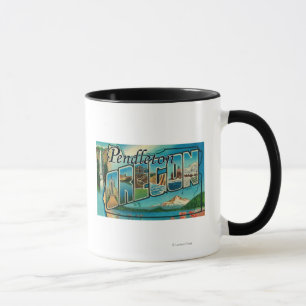 Mug Pendleton, Orégon - grandes scènes de lettre