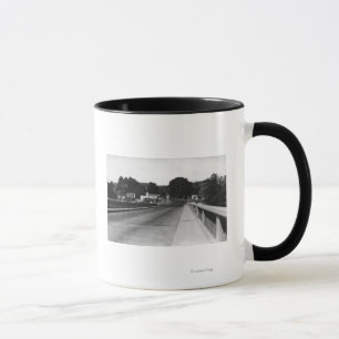 Mug Pendleton, vue est de ville d'entrée de l'Orégon