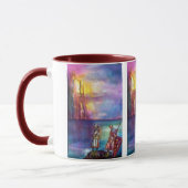 Mug PENDRAGON Chevaliers médiévaux, Coucher de soleil  (Gauche)