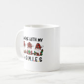 Mug pendre avec mes gnomes drôle noël (Devant gauche)