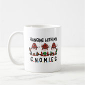 Mug pendre avec mes gnomes drôle noël (Gauche)